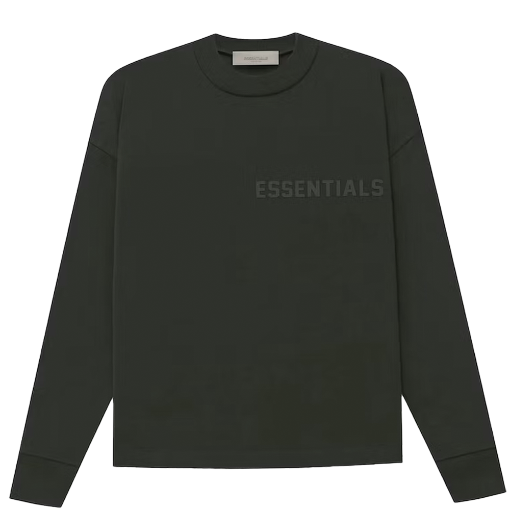 Fear of God Essentials LS Tee Off Black