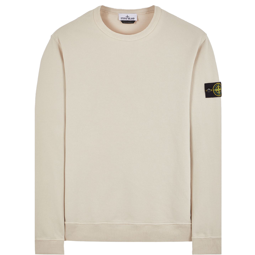 Stone Island Sand Cotton Sweatshirt