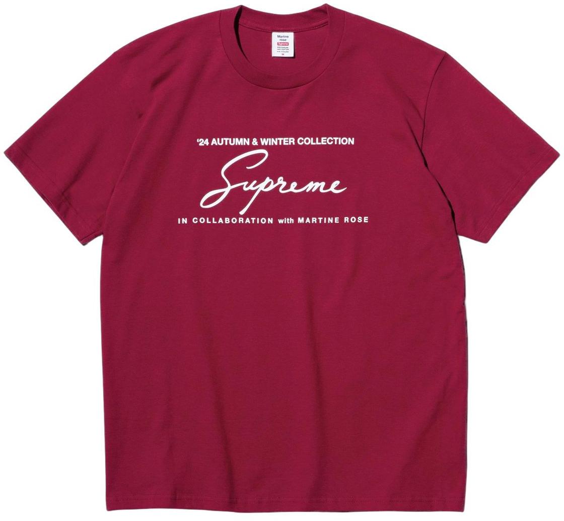 Supreme Martine Rose Tee Cardinal