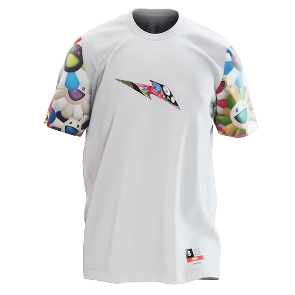 RTFKT CloneX Murakami Drip T-Shirt White/Multi