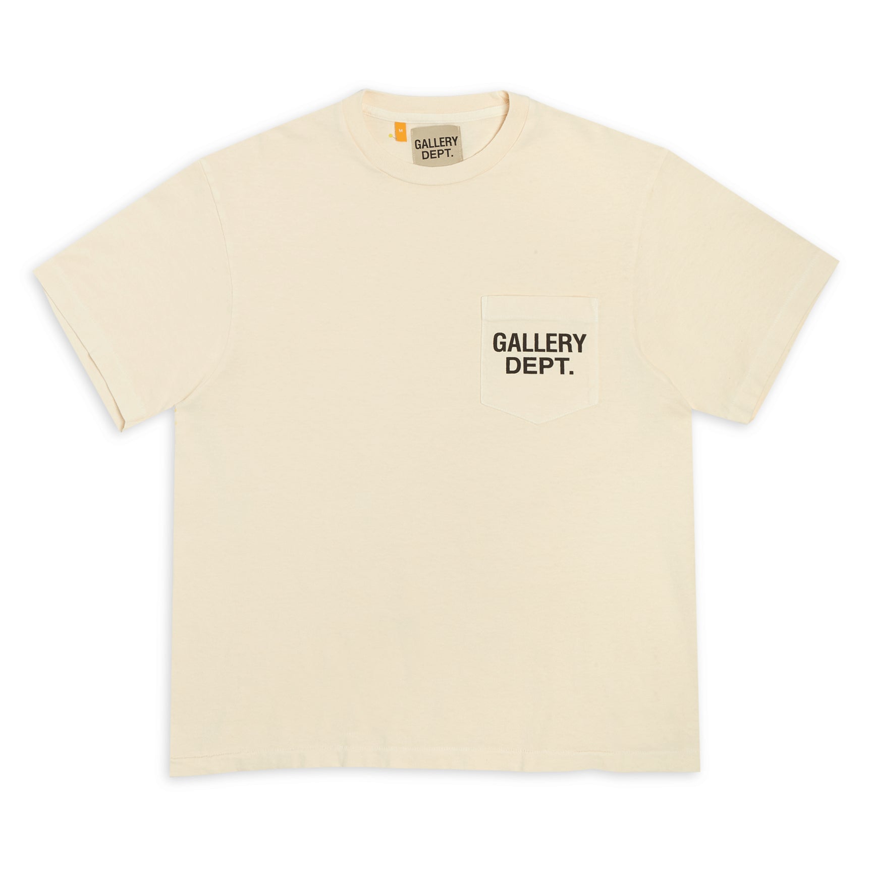 Gallery Dept. Logo Pocket T-Shirt Creme