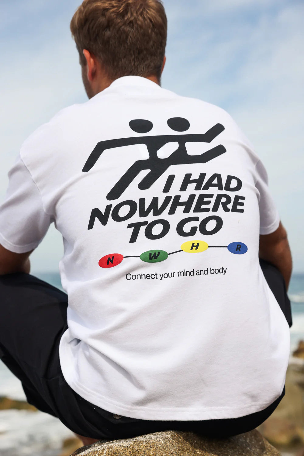 NWHR No Where to go T-shirt White