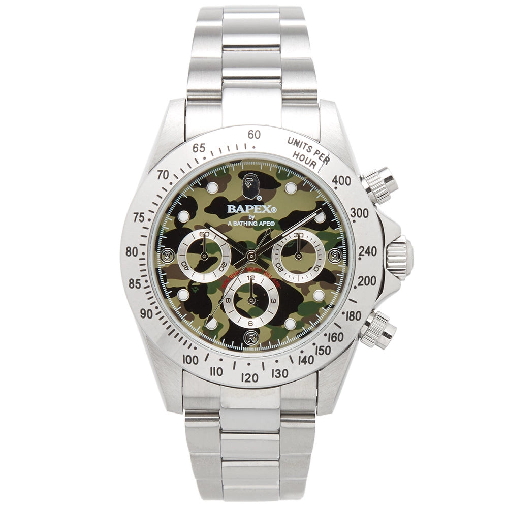 A Bathing Ape 1st Camo BAPEX Type 3 Watch