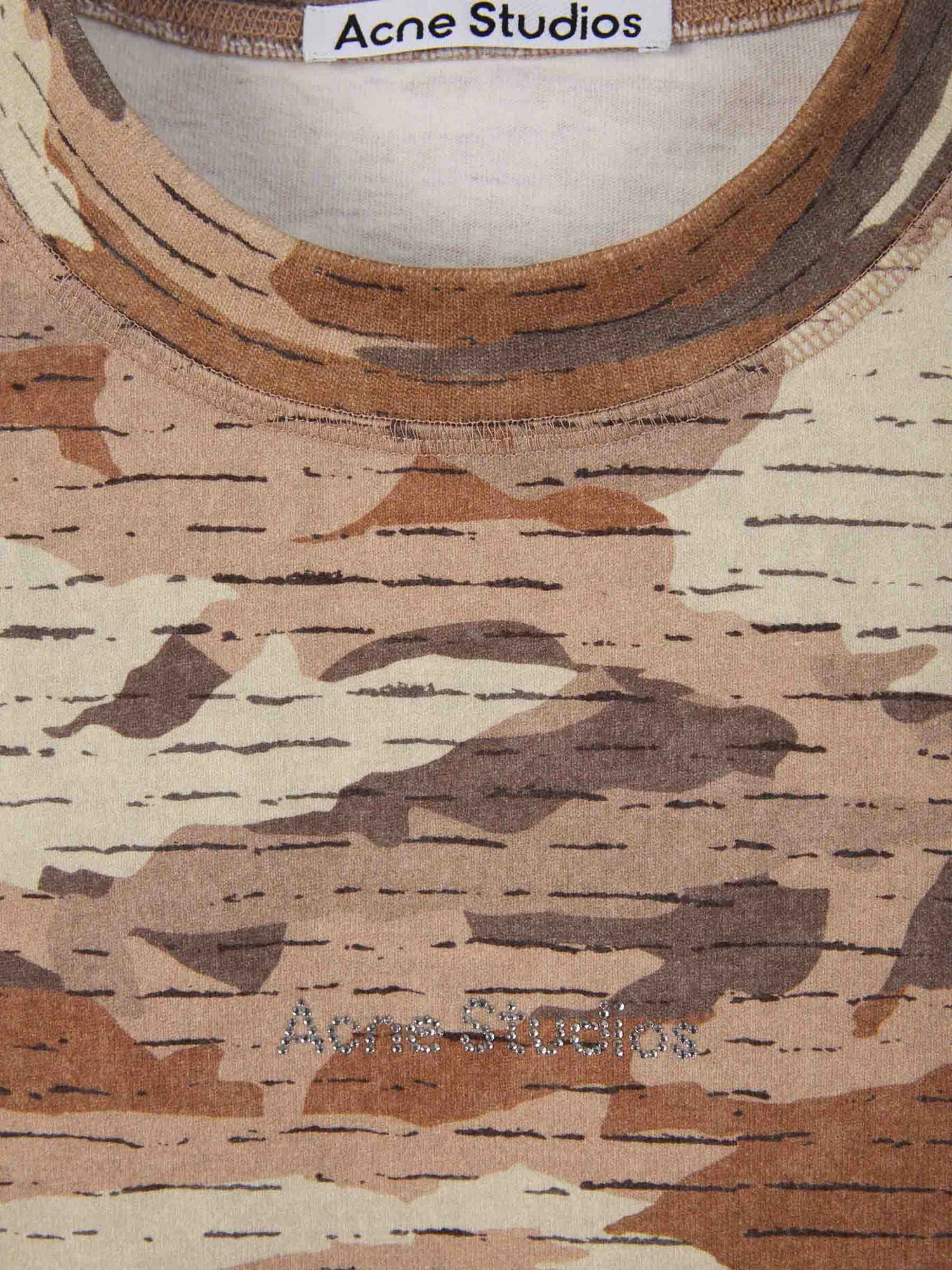 Acne Studios Camouflage Patterned Crewneck T-Shirt