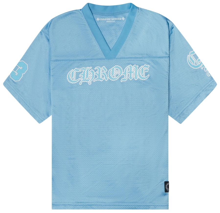 Chrome Hearts Mesh Stadium Jersey Light Blue