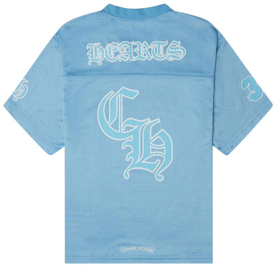 Chrome Hearts Mesh Stadium Jersey Light Blue
