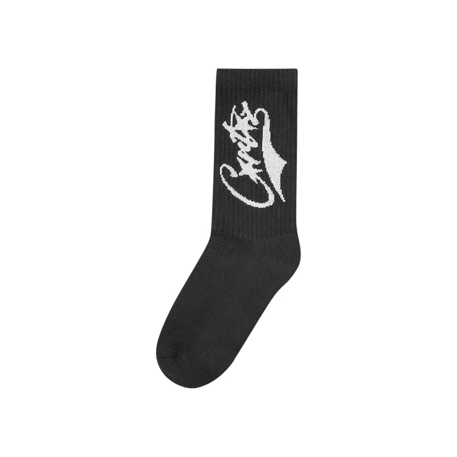 Corteiz Baseballsocken „Schwarz/Weiß“