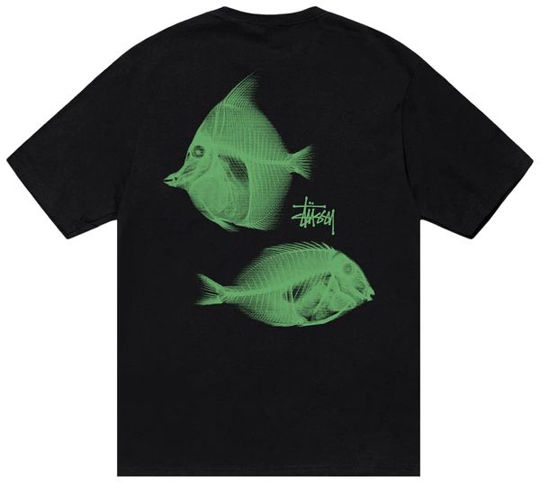 Stussy X-Ray Fishin T-Shirt Black