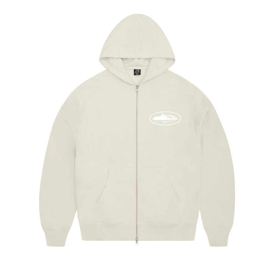 Corteiz Island Puff Print Tracksuit Off White