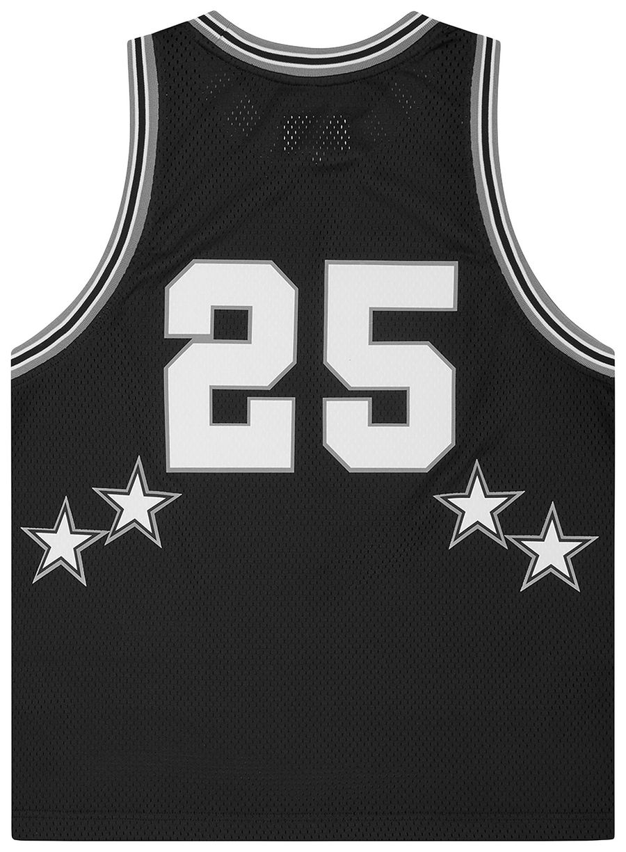 Corteiz Stars Basketball-Trikot, Schwarz