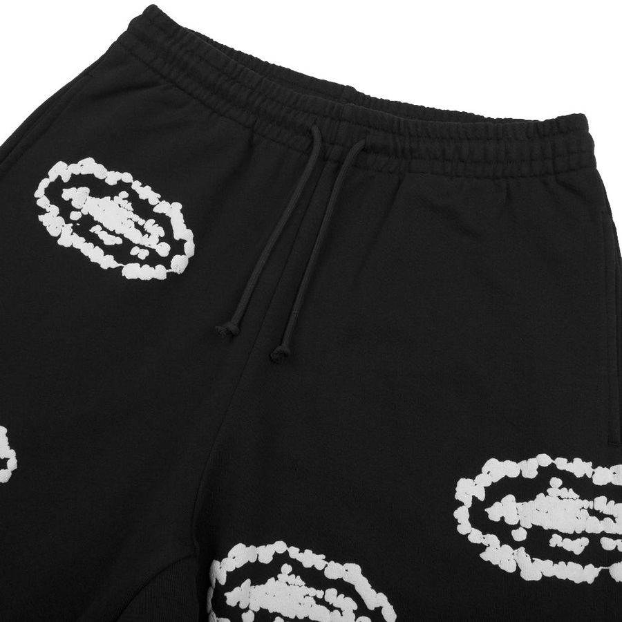Denim Tears x Corteiz Baumwoll-Jogginghose mit Kranz in Schwarz