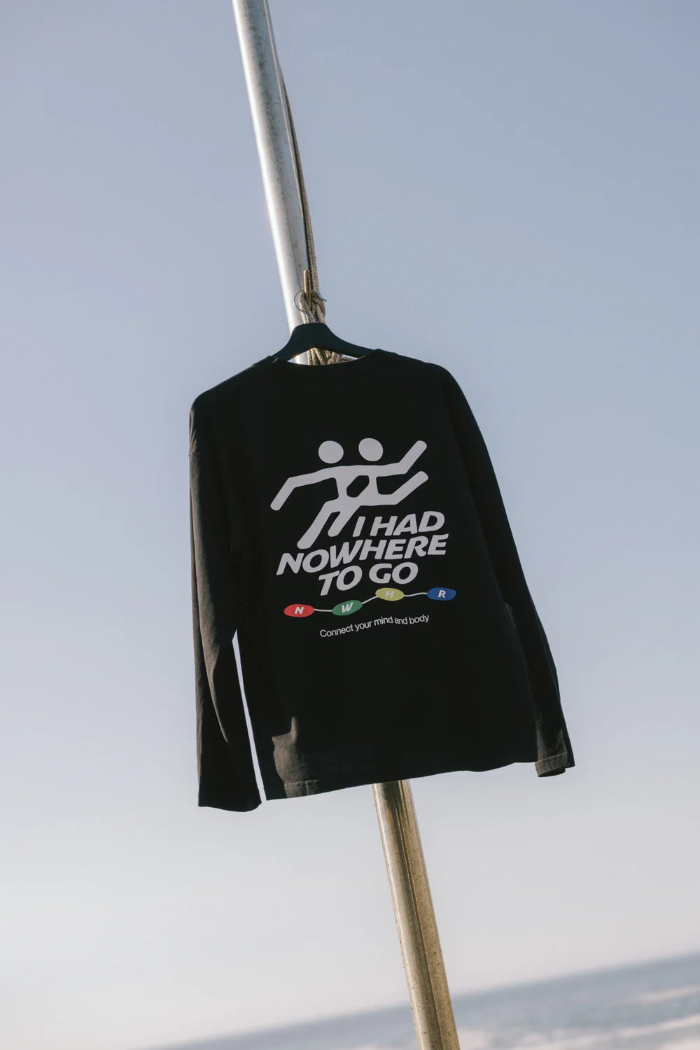 NWHR No Where to go Long Sleeve T-shirt Black