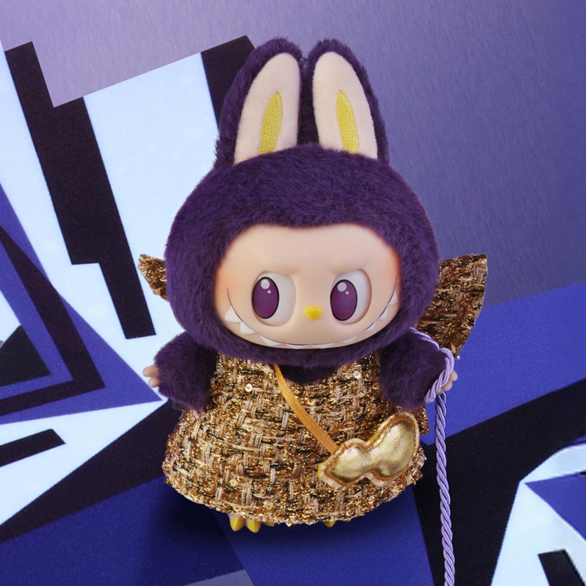 Pop Mart Labubu x Pronounce Wings of Fortune Vinyl-Plüsch-Hängekarte