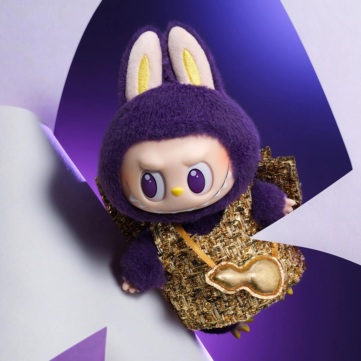 Pop Mart Labubu x Pronounce Wings of Fortune Vinyl-Plüsch-Hängekarte
