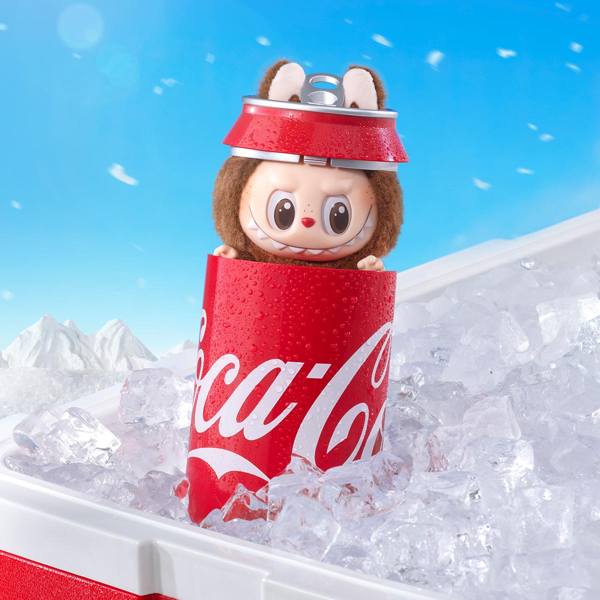 Pop Mart Labubu The Monsters Coca Cola Series Vinyl Face Sealed Case