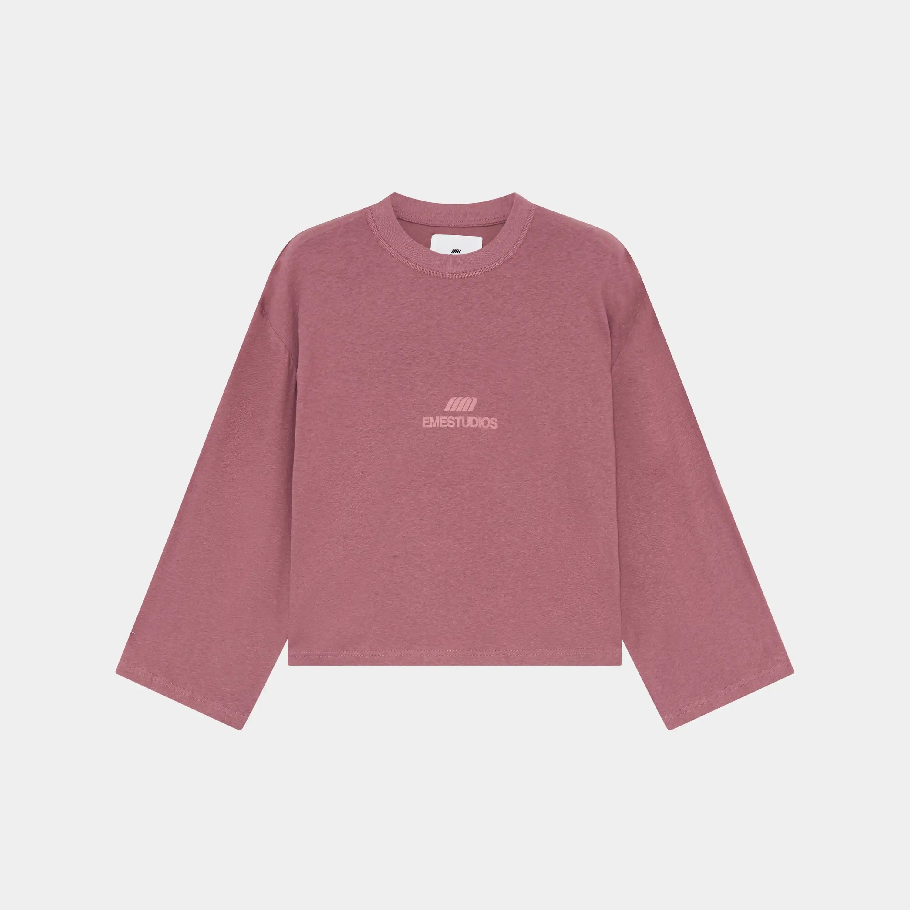 Eme Studios Cotten Burgundy Long Sleeve