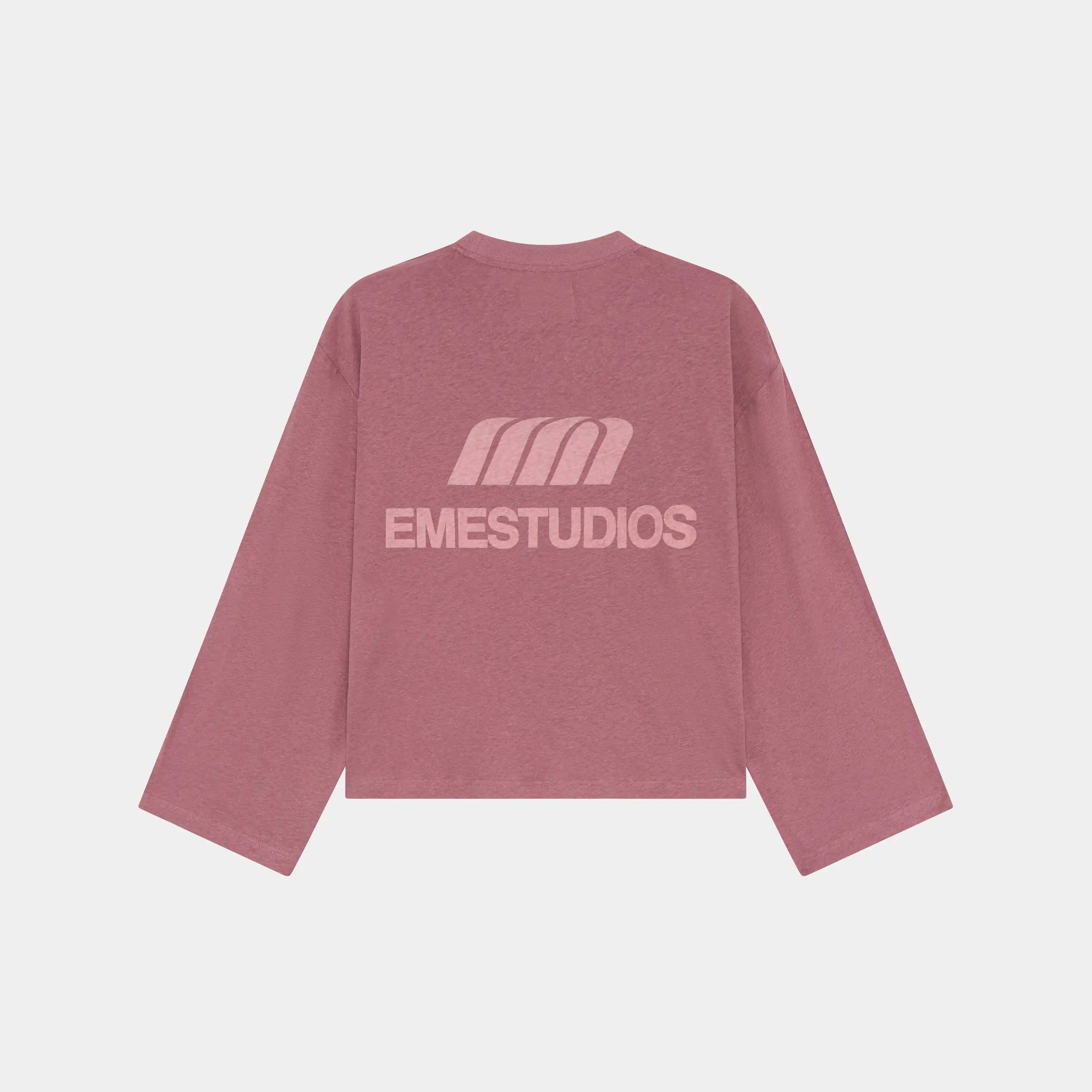 Eme Studios Cotten Burgundy Long Sleeve