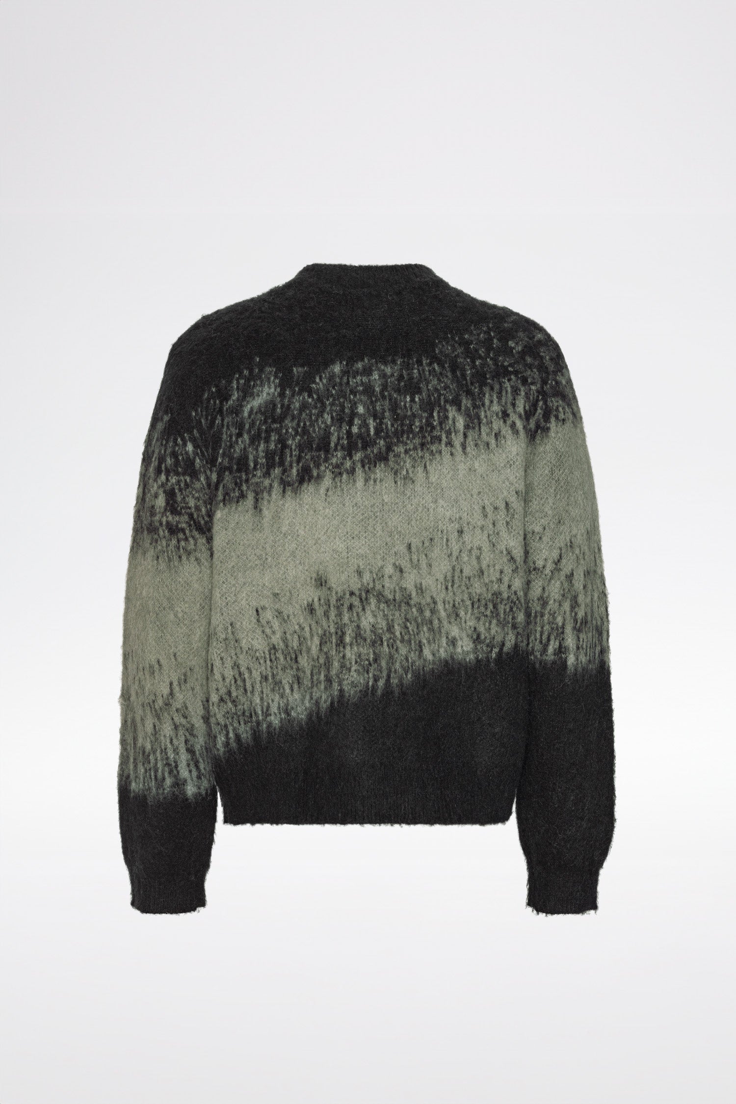 Lost Boys Mohair-Sweat Schwarz Grau