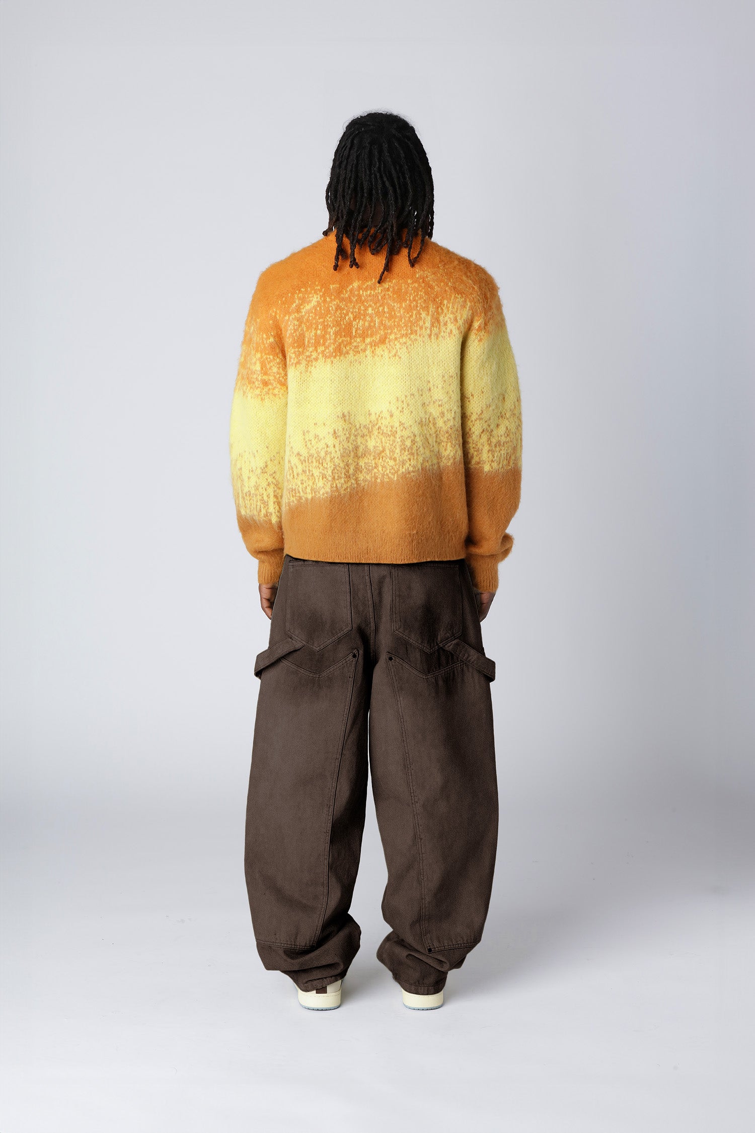 Lost Boys Mohair-Sweat Gelb Orange