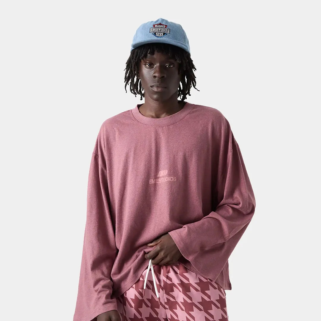 Eme Studios Cotten Burgundy Long Sleeve