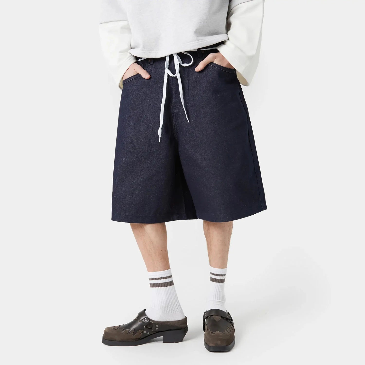 Eme Studios Andy Ice Denim Jorts