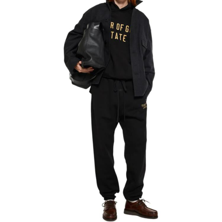 Fear of God – Essentials – Fleece-Jogginghose in Schwarz
