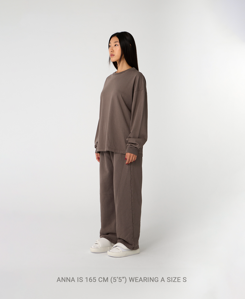 Velour Garments 300 GSM 'Jet Black' Longsleeve