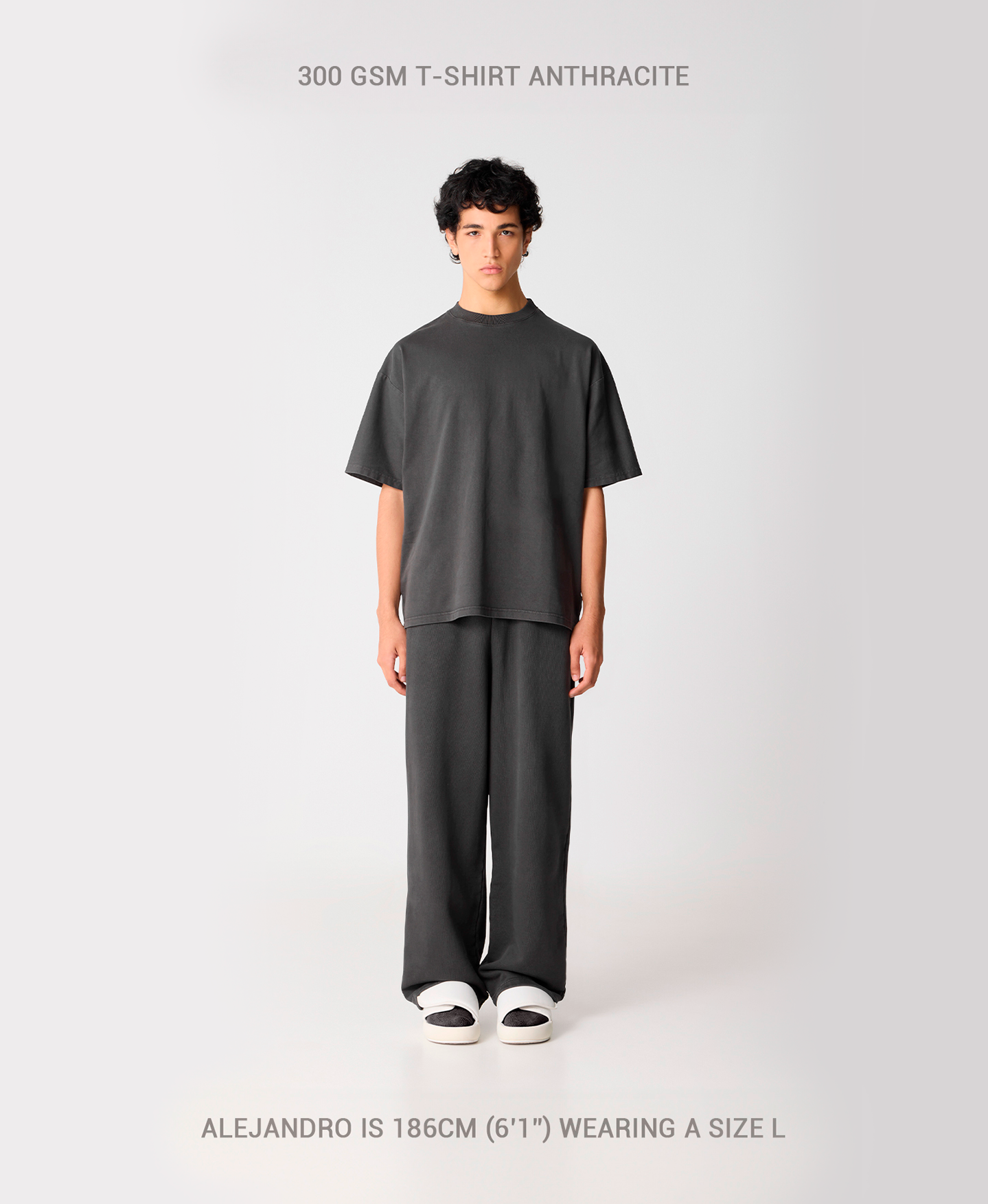 Velour Garents 300 GSM „Schokoladen“-T-Shirt