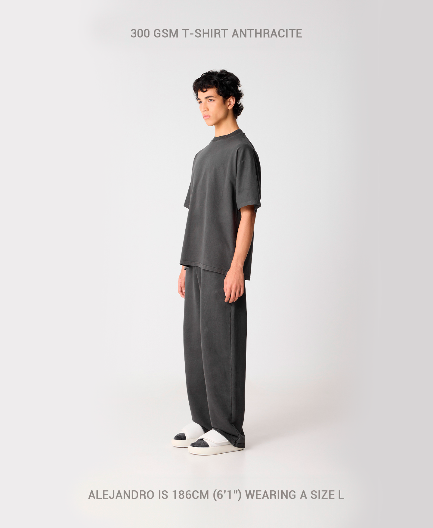 Velour Garents 300 GSM „Schokoladen“-T-Shirt