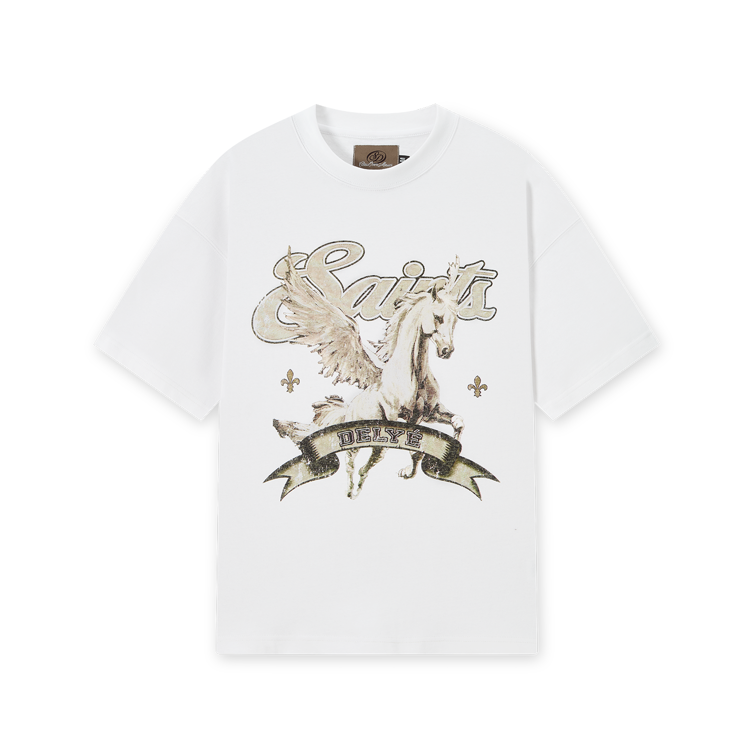Saints Delyé Eternal Horse Weißes T-Shirt