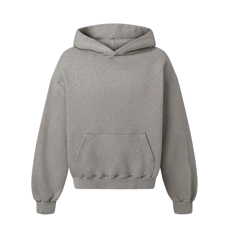 Velor Garments 450 GSM Ash Gray Hoodie