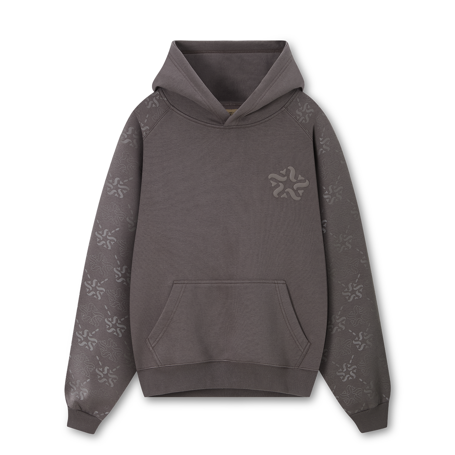 Saints Delyé Brown Emblem Monogram Hoodie