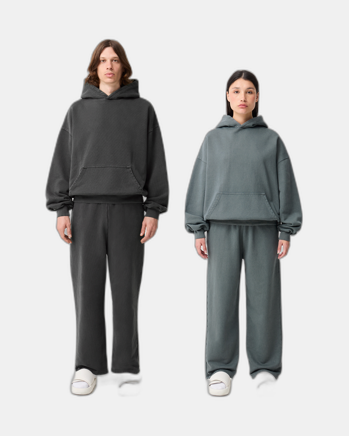 Velour Garments 600 GSM 'Ecru' Hoodie