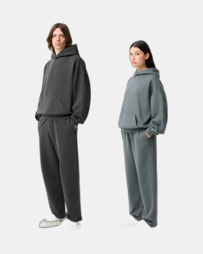 Velour Garments 600 GSM 'Ecru' Hoodie