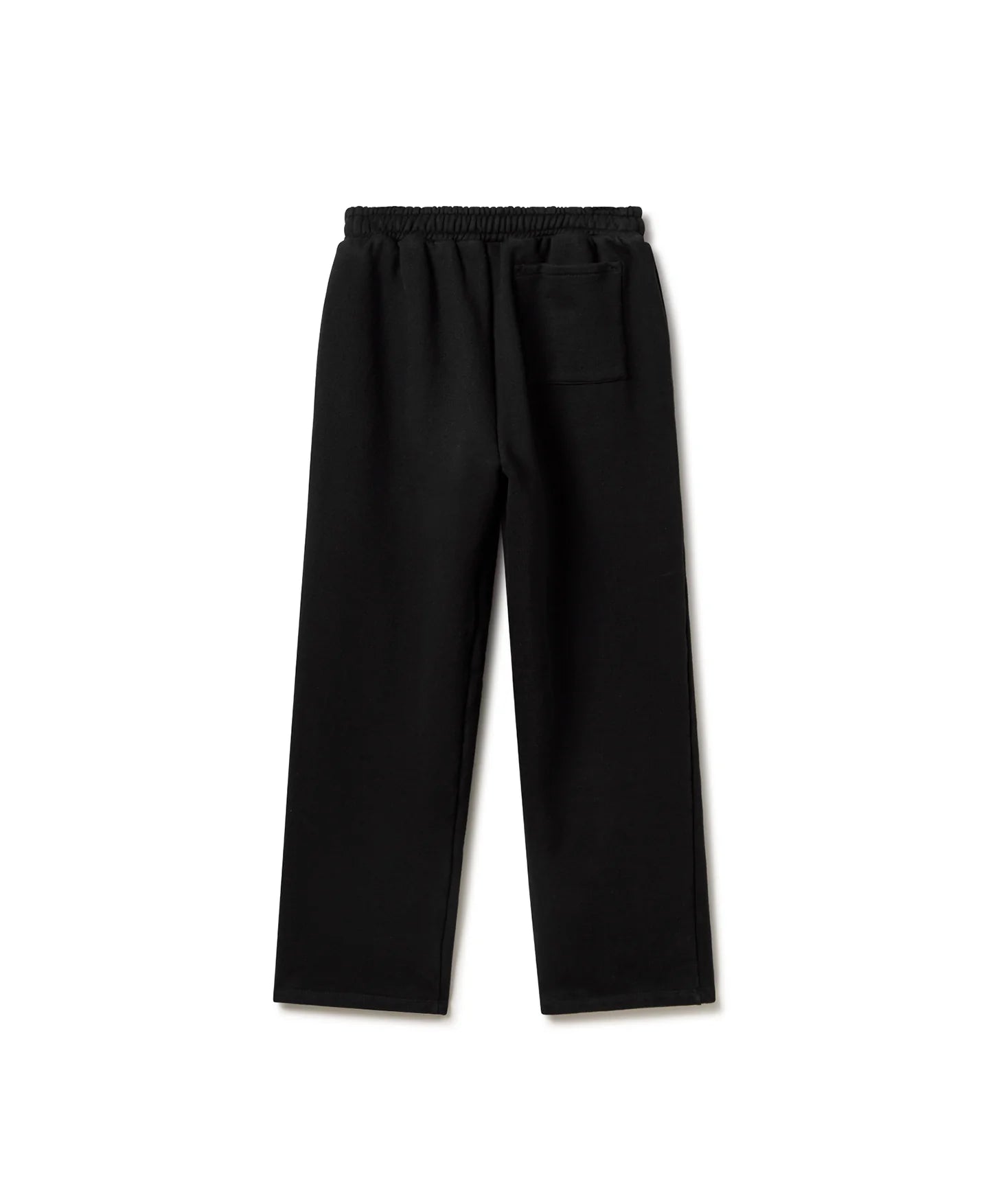 Velour Garments 450 GSM 'Jet Black' Straight-Leg Pants