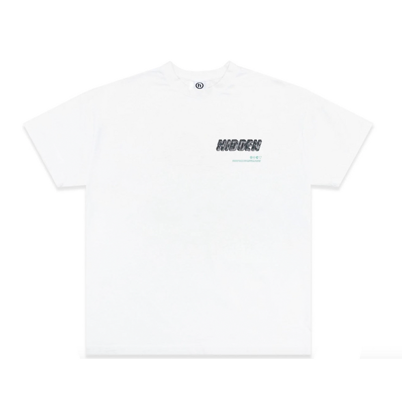 Hidden NY x Daniel Arsham Eroded H Tee White