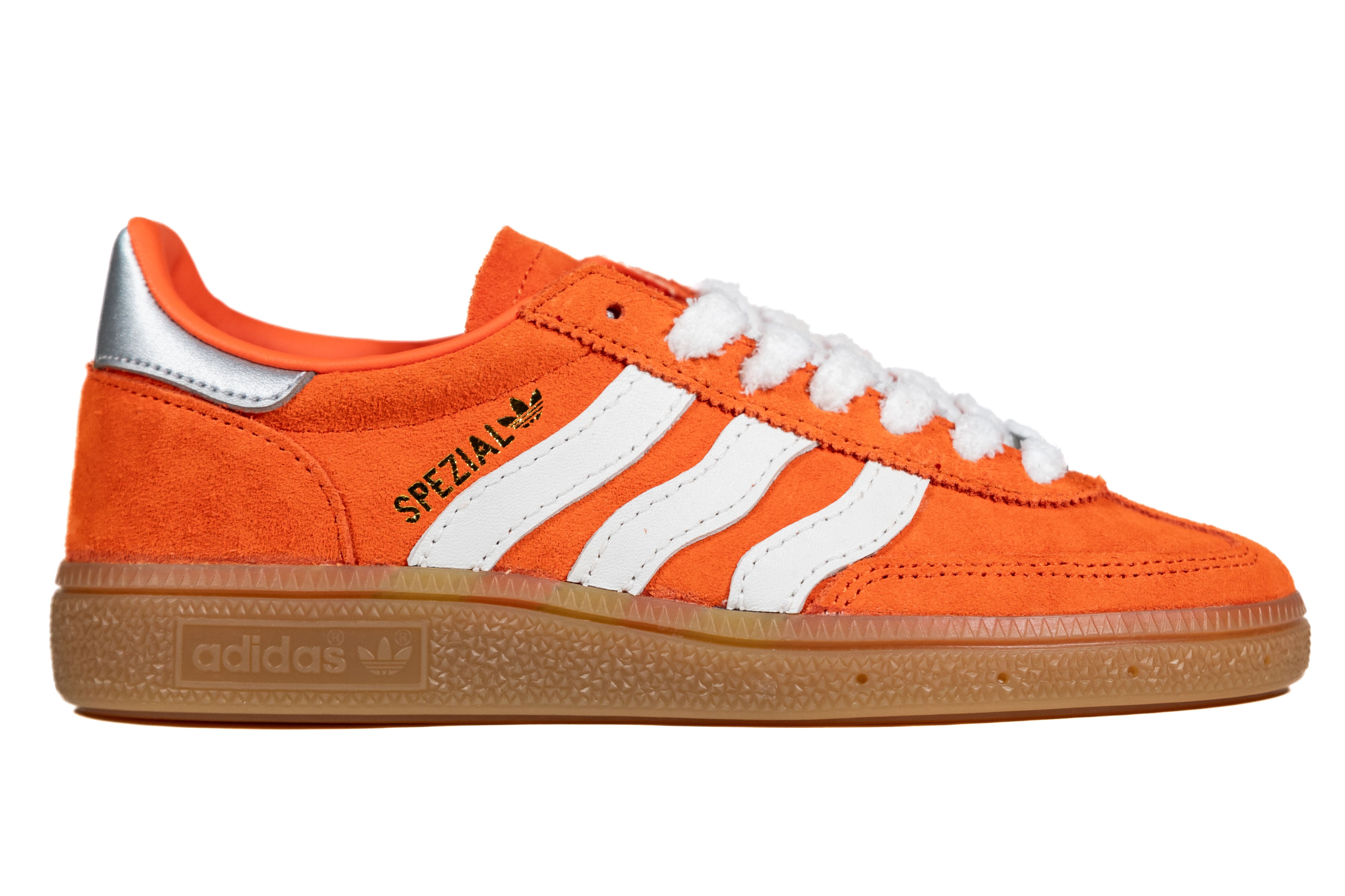 Adidas Spezial ‘Wavy Stripes’ Orange/White by Siji Studios