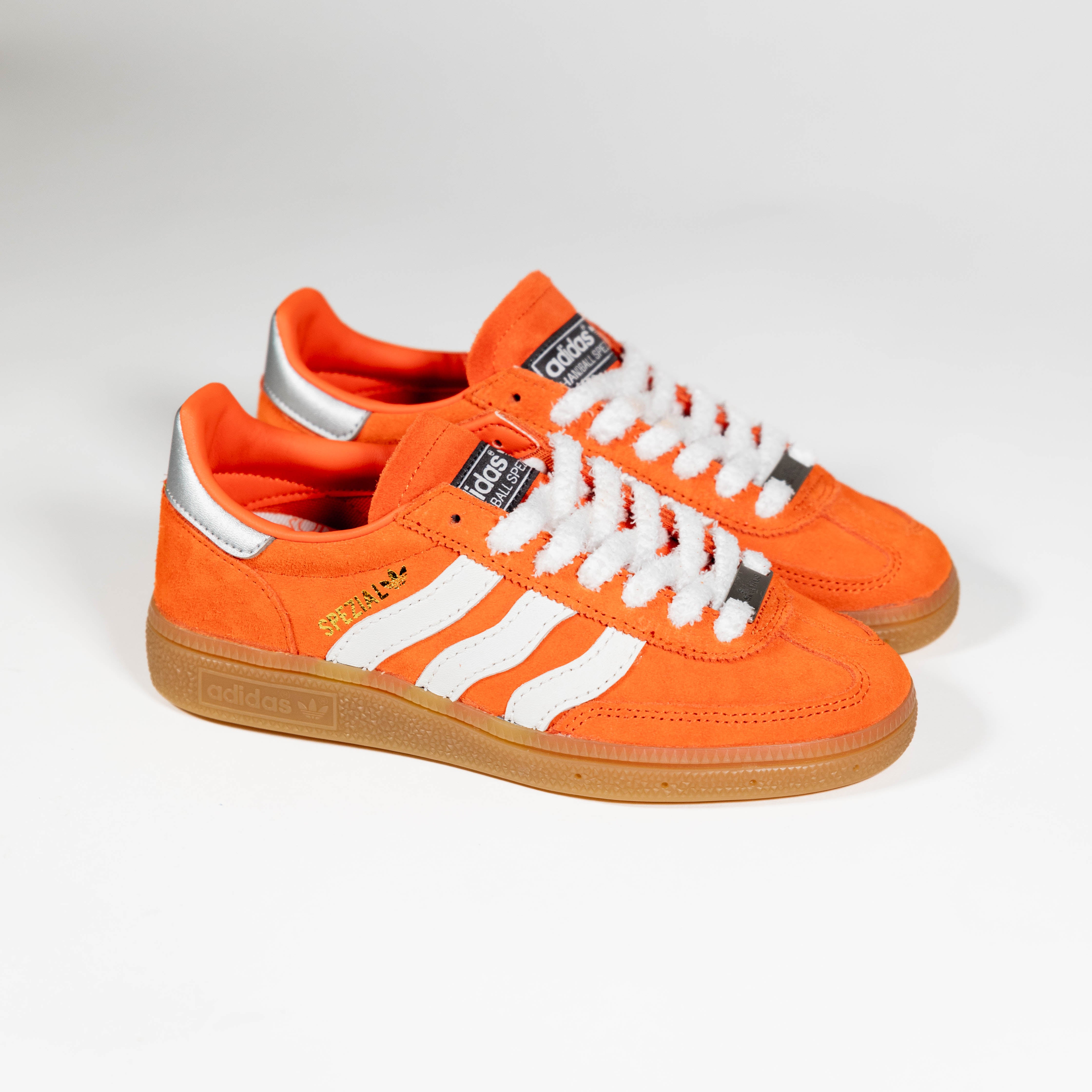 Adidas Spezial ‘Wavy Stripes’ Orange/White by Siji Studios
