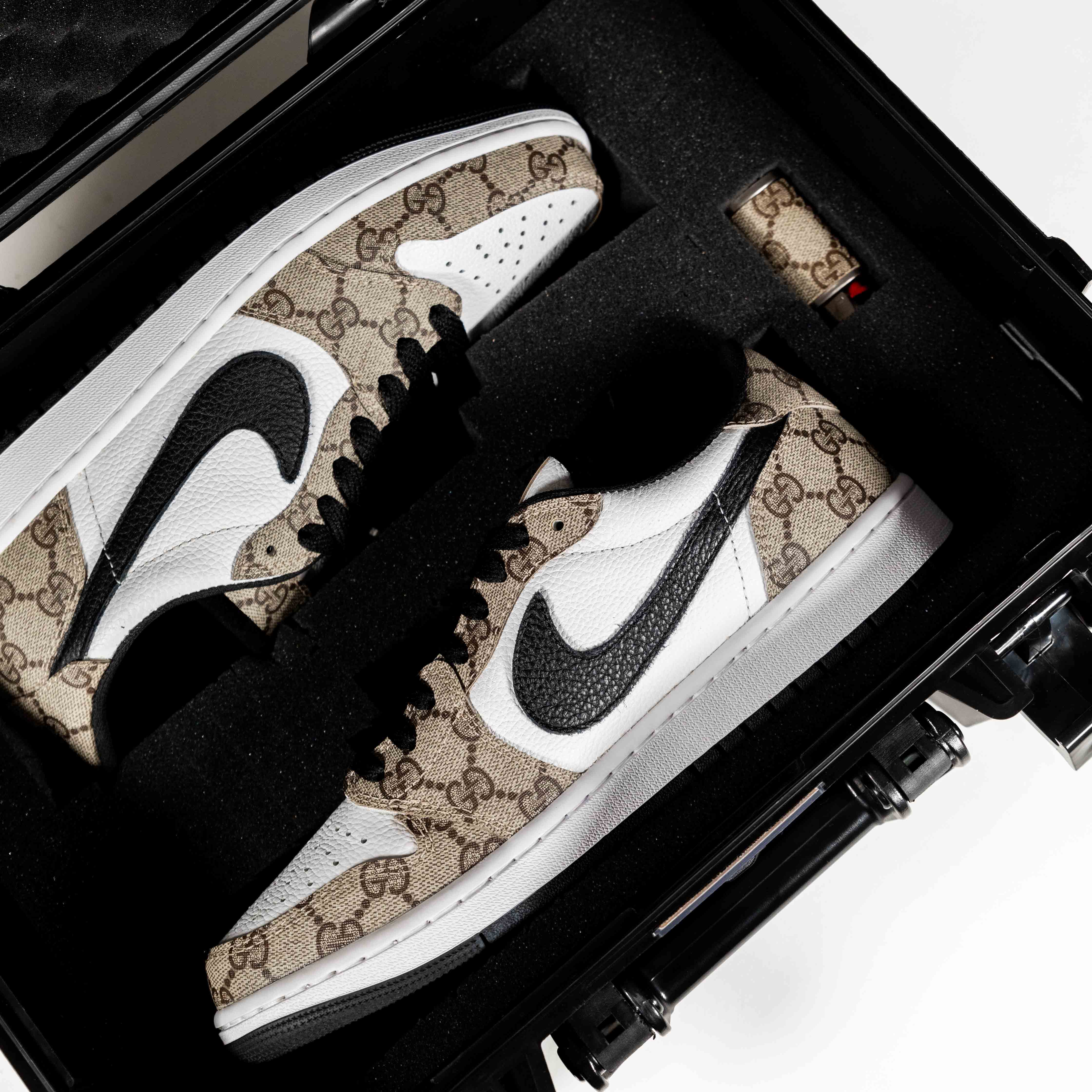 Air Jordan 1 Low 'Gucci Bespoke' by MBS Studio x Siji Studios