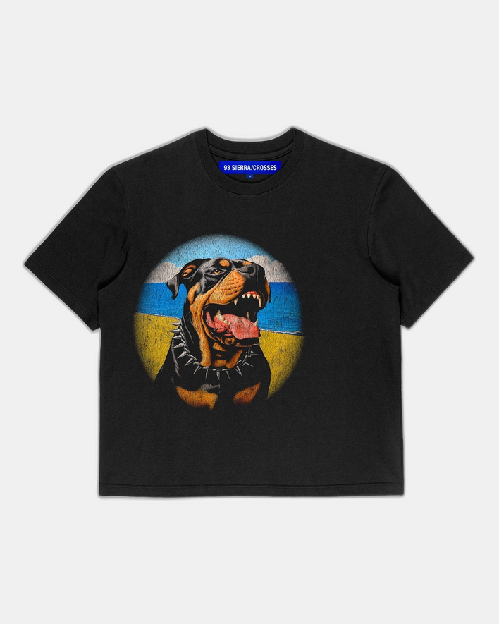 93 Sierra/Crosses Rottweiler T-Shirt Black