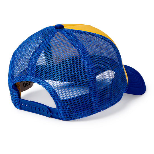 Gallery Dept. Logo Trucker Hat Gelb Marineblau