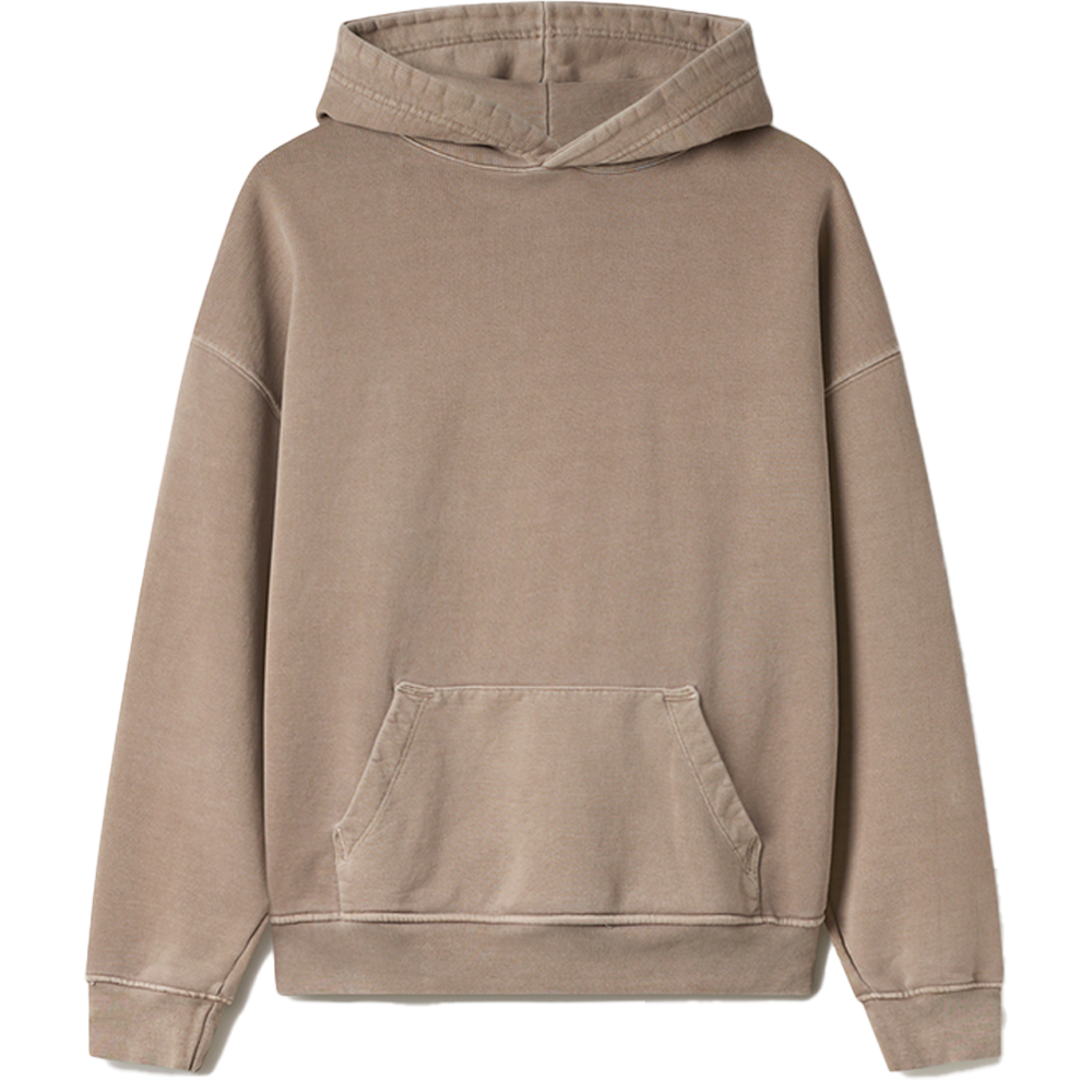 Velour Garments 600 GSM 'Vintage Taupe' Hoodie