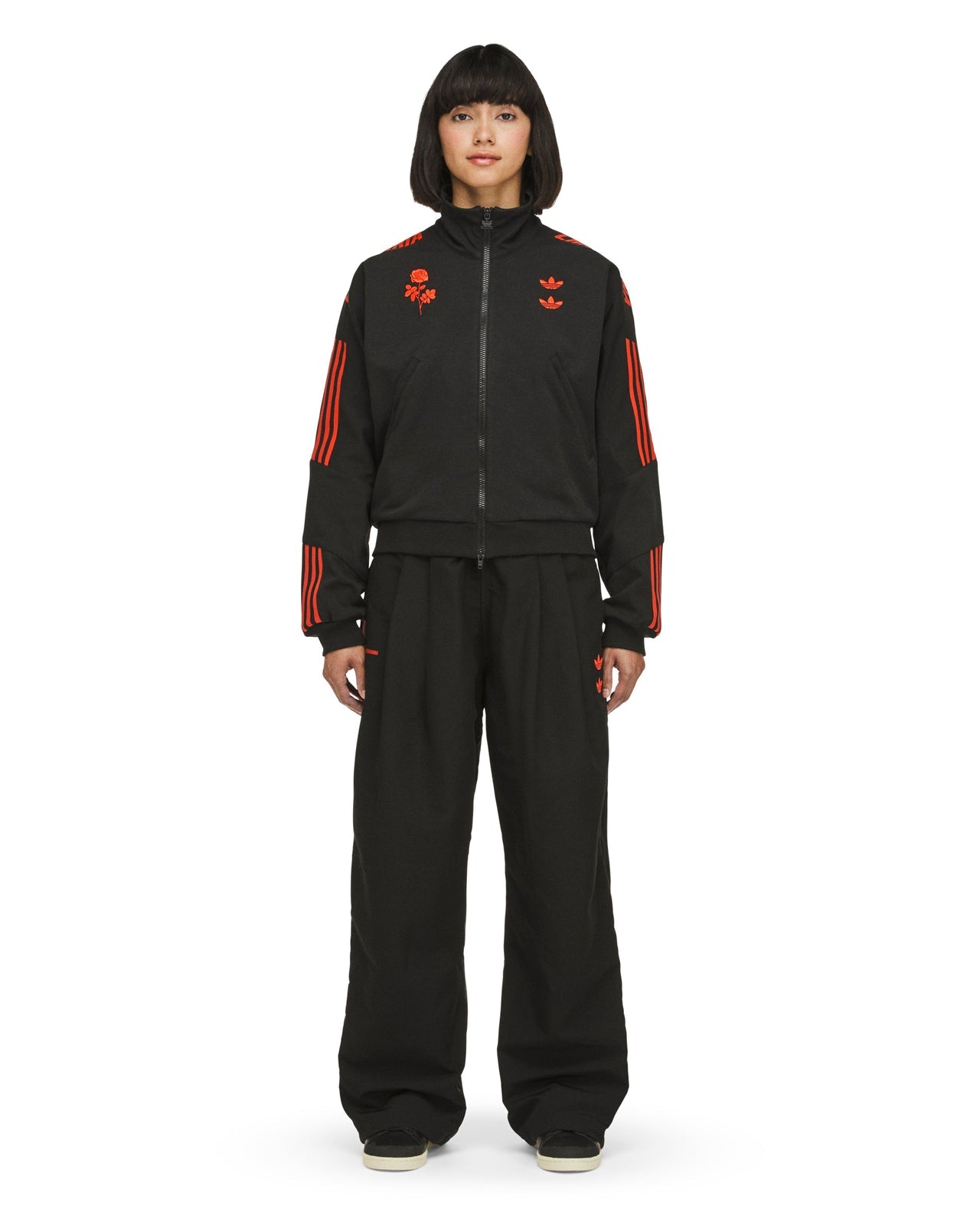 Adidas x Willy Chavarria Track Pant Black Red