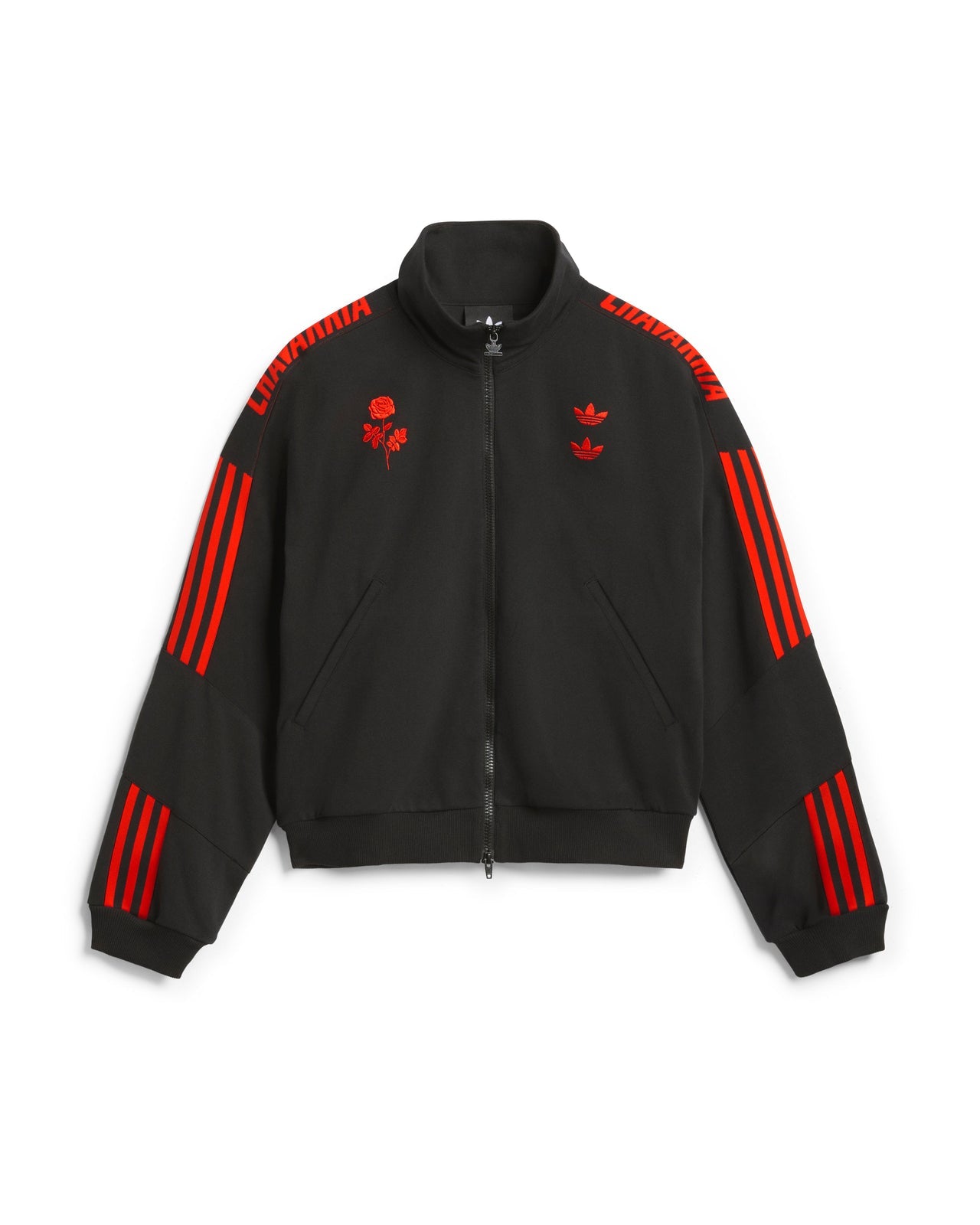 Adidas x Willy Chavarria Knit Track Jacket Black/Red