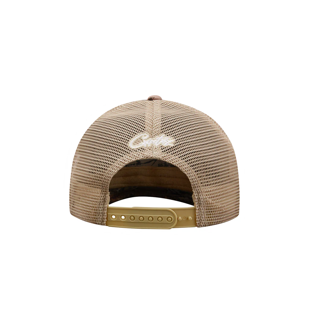 Corteiz Island – Trucker-Mütze mit Puff-Print, Waldtarn