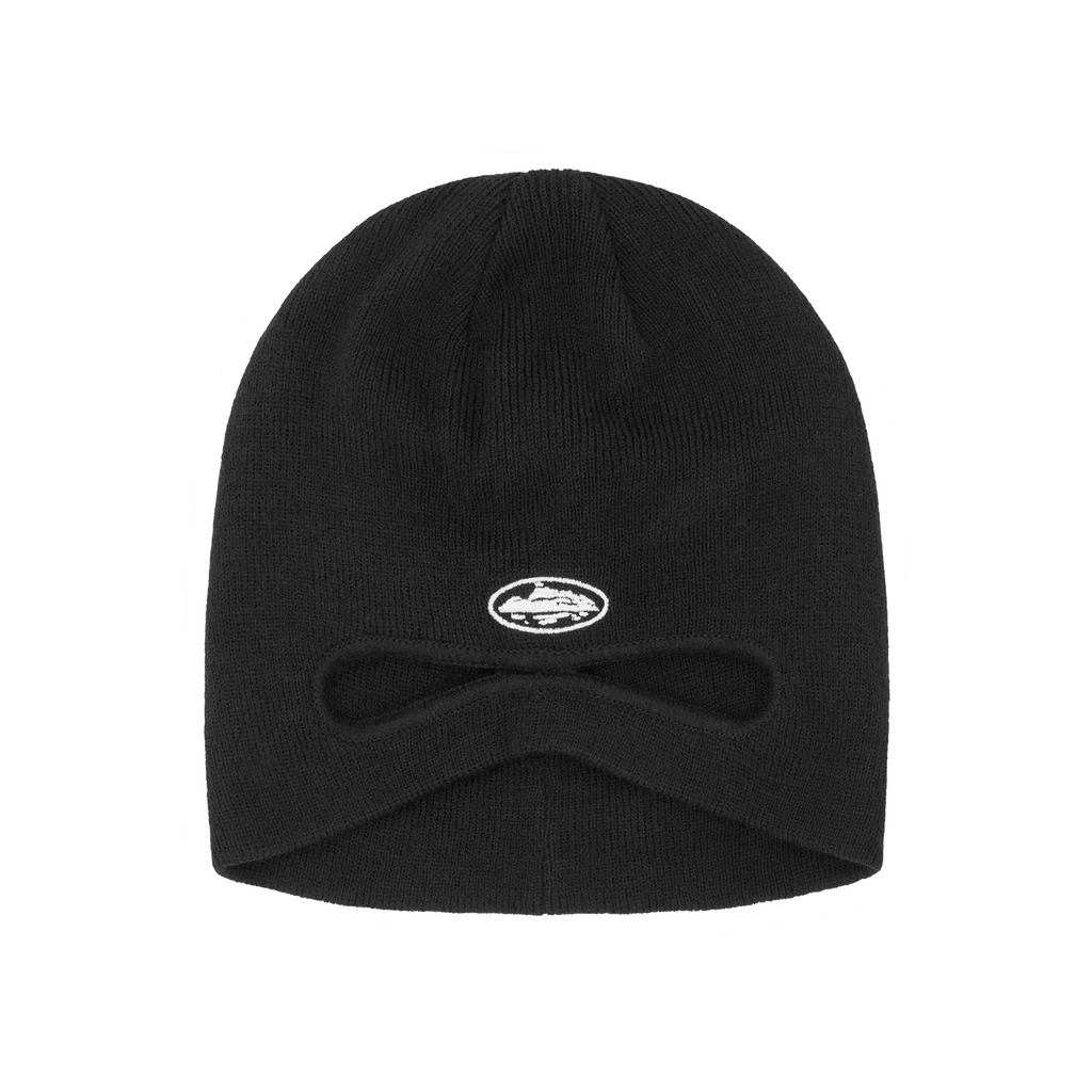 Corteiz Peek-a-Beanie Schwarz