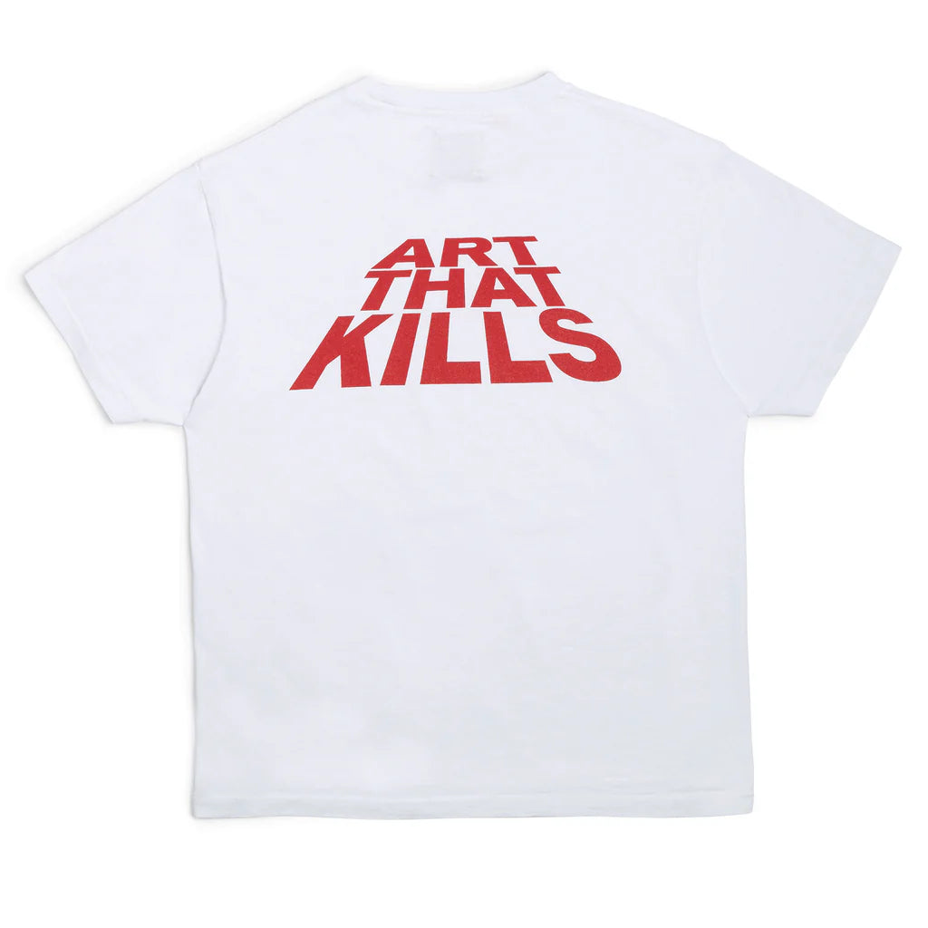 Gallery Dept. Art That Kills Stack Logo T-Shirt Weiß/Rot