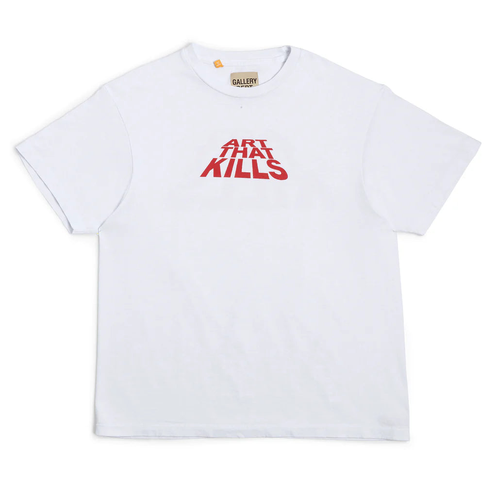 Gallery Dept. Art That Kills Stack Logo T-Shirt Weiß/Rot