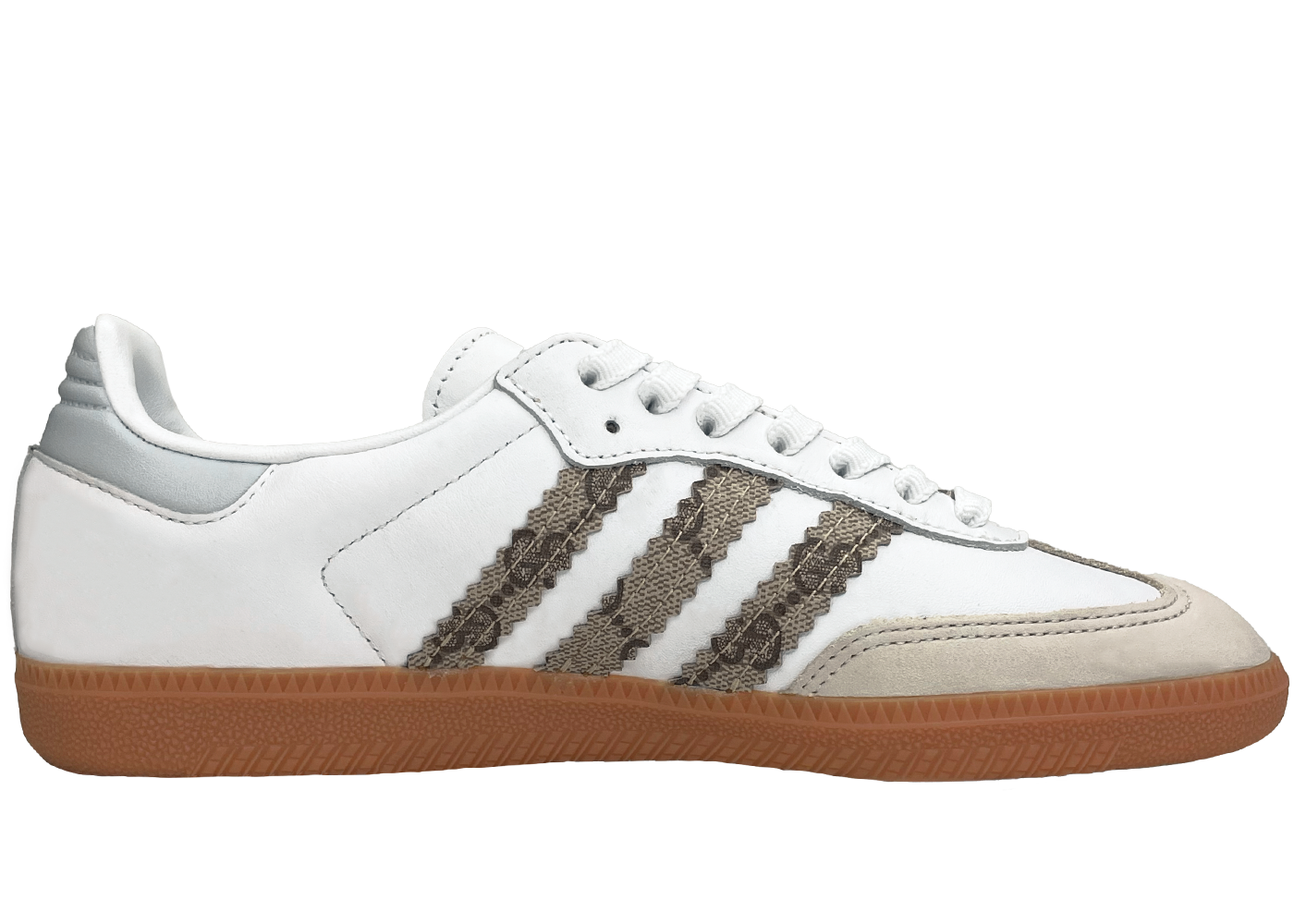 Adidas Samba Gucci ‘Grey/Gum’ by Siji Studios