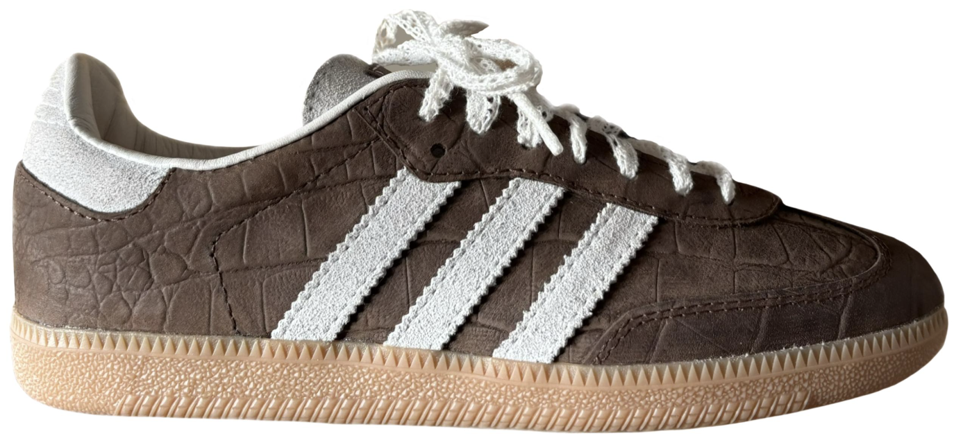 Adidas Samba 'Crocodile Brown Leather' Bespoke by MBS